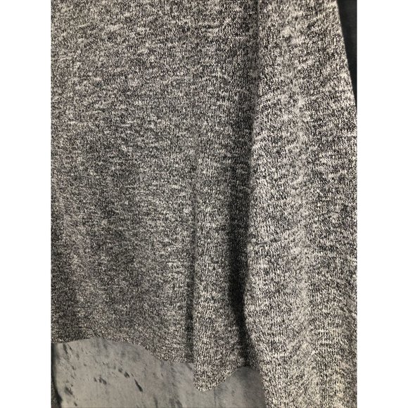 White House Black Market Women’s Sweater Gray Metallic Cowl Neck - Picture 4 of 14